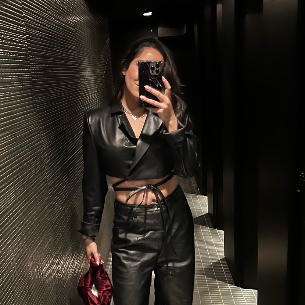 Pleather jacket